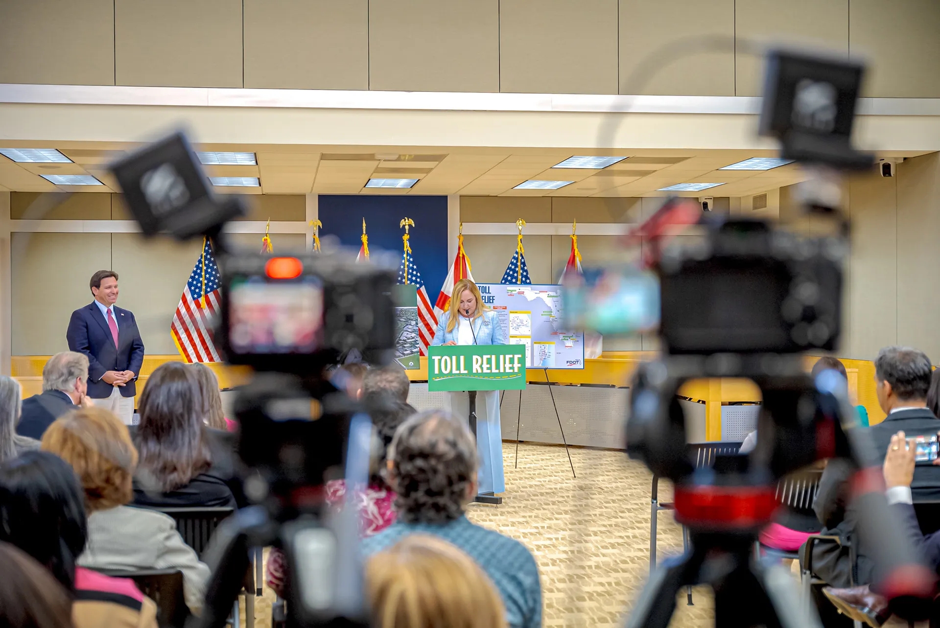 Gov. DeSantis – Toll Relief News Conference, photo 4